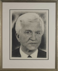 Portrait of German Federal President Richard von Weizsäcker