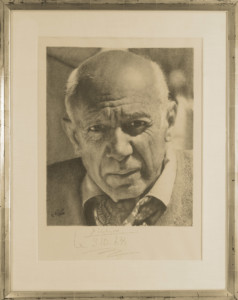 Pablo Picasso complimented August Kunst on the extraordinary likeness of his portrait.