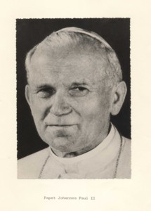 Portrait of Pope Johannes Paul II